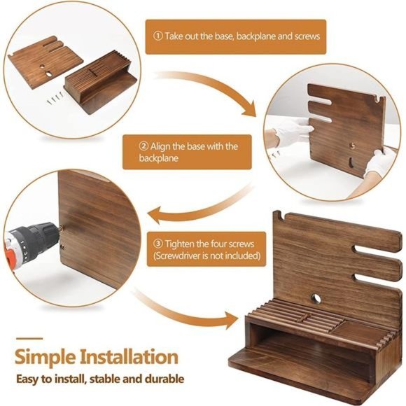 Wooden Storage/Nightstand Organizer - Picture 4 of 6